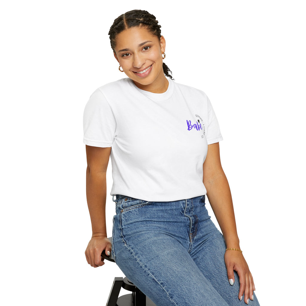 "Just A Girl" Unisex Garment-Dyed T-shirt