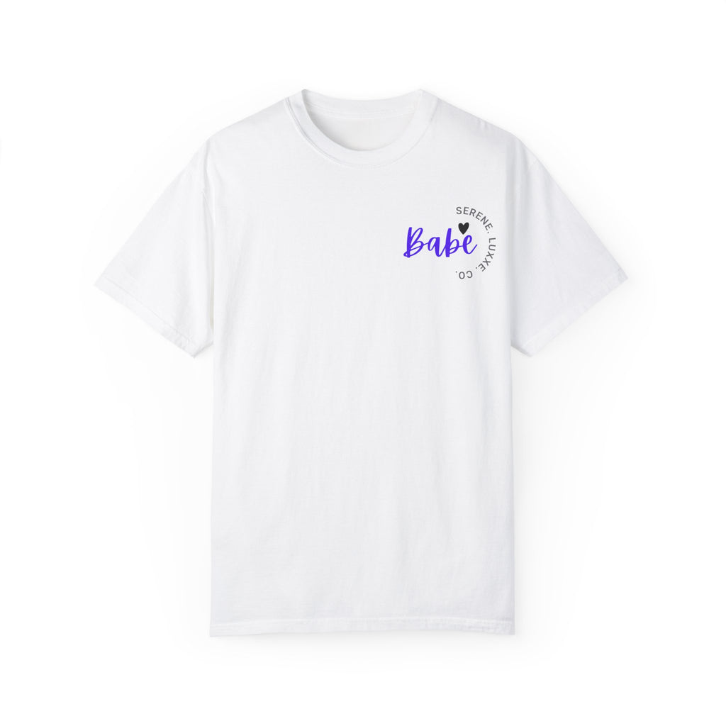 "Just A Girl" Unisex Garment-Dyed T-shirt