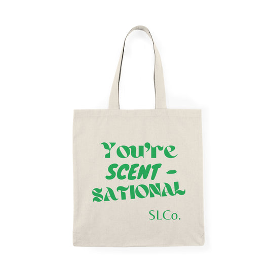 "Scent-Sational" Neon Green Tote Bag