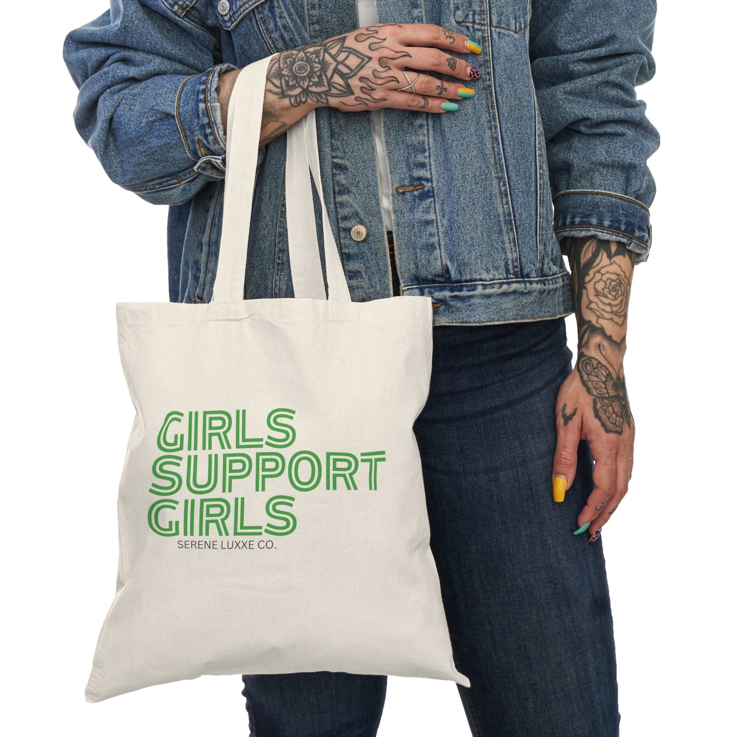 "Girls Support Girls" Tote Bag