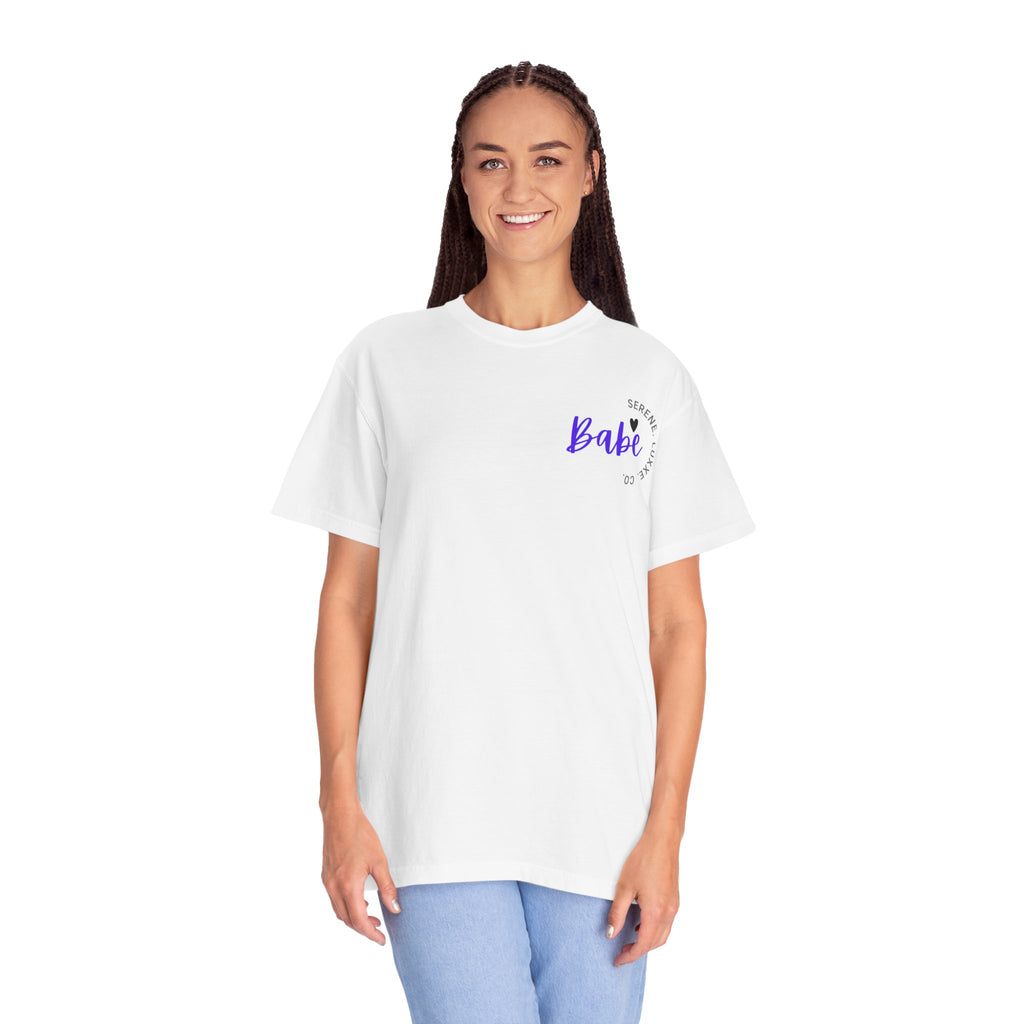 "Just A Girl" Unisex Garment-Dyed T-shirt