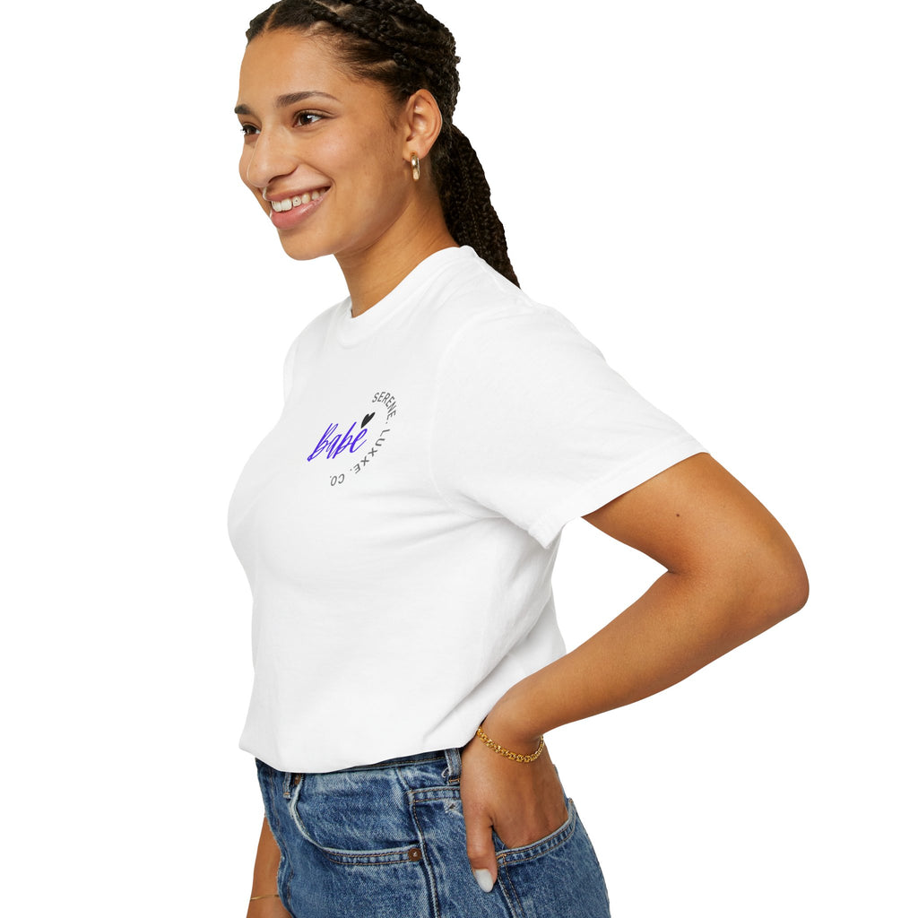 "Just A Girl" Unisex Garment-Dyed T-shirt