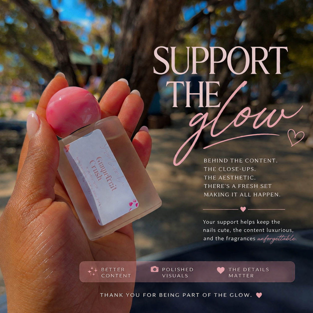 Keep the Hands Cute & Support the Glow! ✨