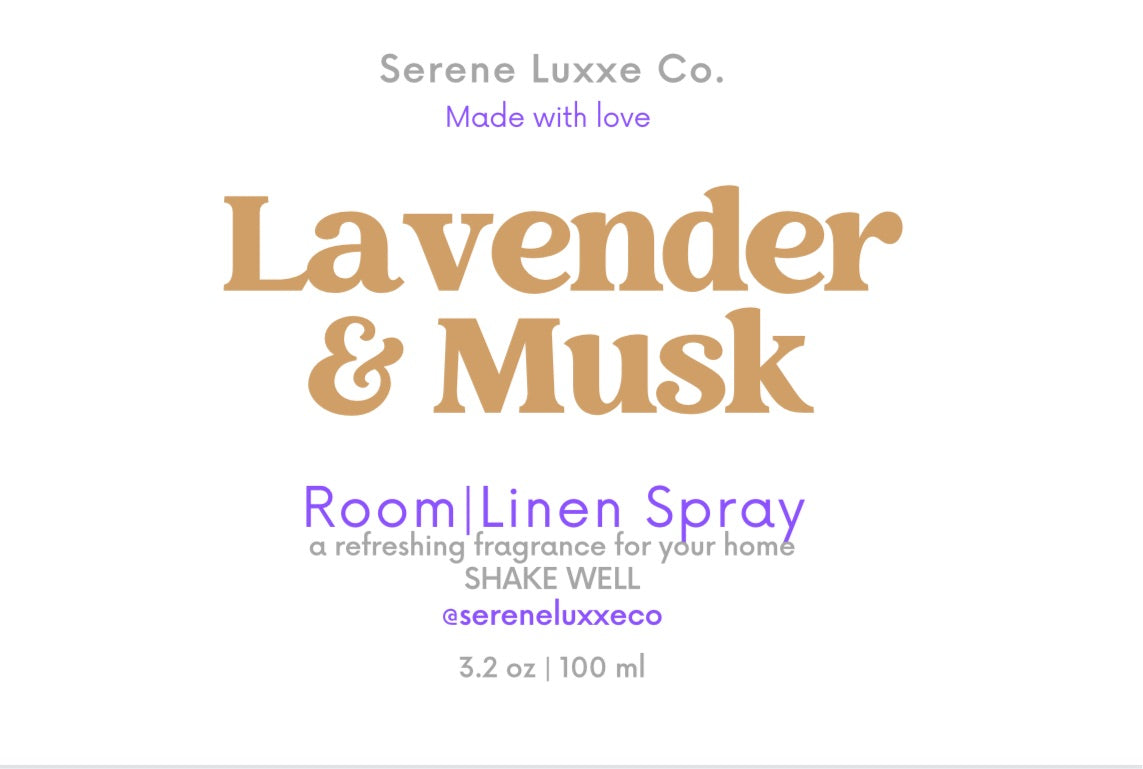 Lavender & Musk Room Spray